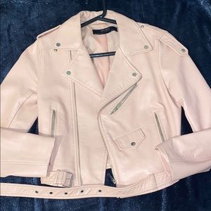 Faux leather jacket